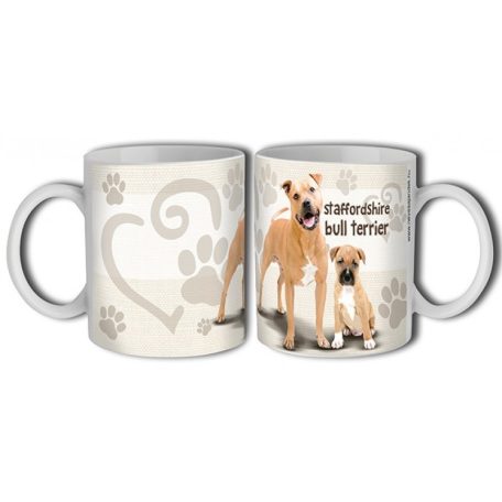 Staffordshire terrier bögre