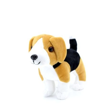 17 cm-es élethű plüss beagle kutyus