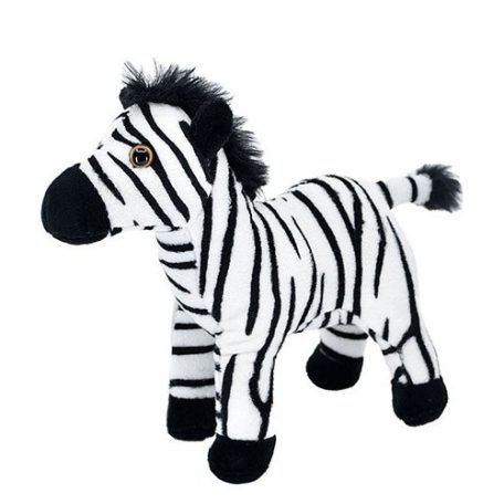 15 cm-es puha plüss zebra