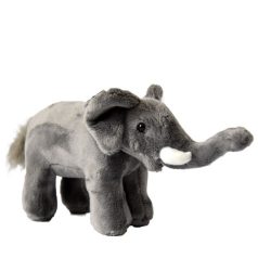23 cm-es élethű kis elefánt plüssfigura