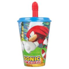 Sonic, a sündisznó szívószálas pohár
