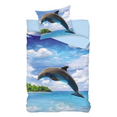 Delfines pamut felnőtt ágyneműhuzat szett  