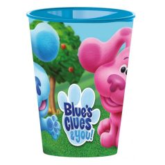 Azúrkék nyomok és te műanyag pohár