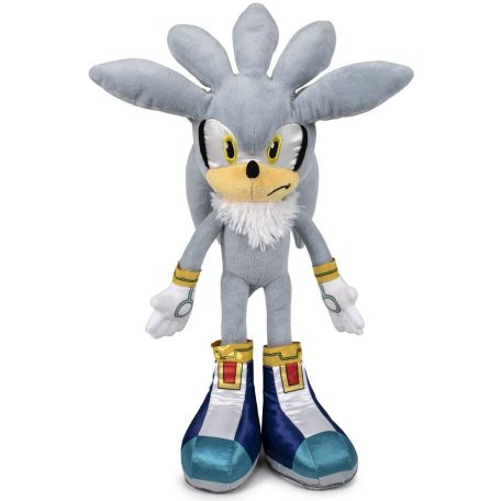 30 cm-es Silver szürke Sonic a sündisznó plüssfigura