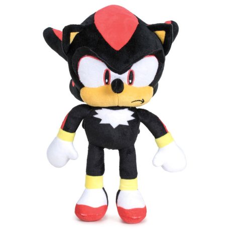 30 cm-es Sonic fekete Shadow plüssfigura