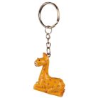 3 dimenziós zsiráf kulcstartó