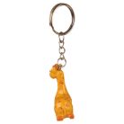 3 dimenziós zsiráf kulcstartó