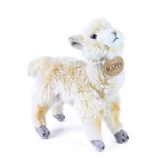 23 cm-es prémium minőségű krémszínű plüss alpaka