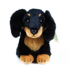 17 cm-es ülő plüss kölyök tacskó